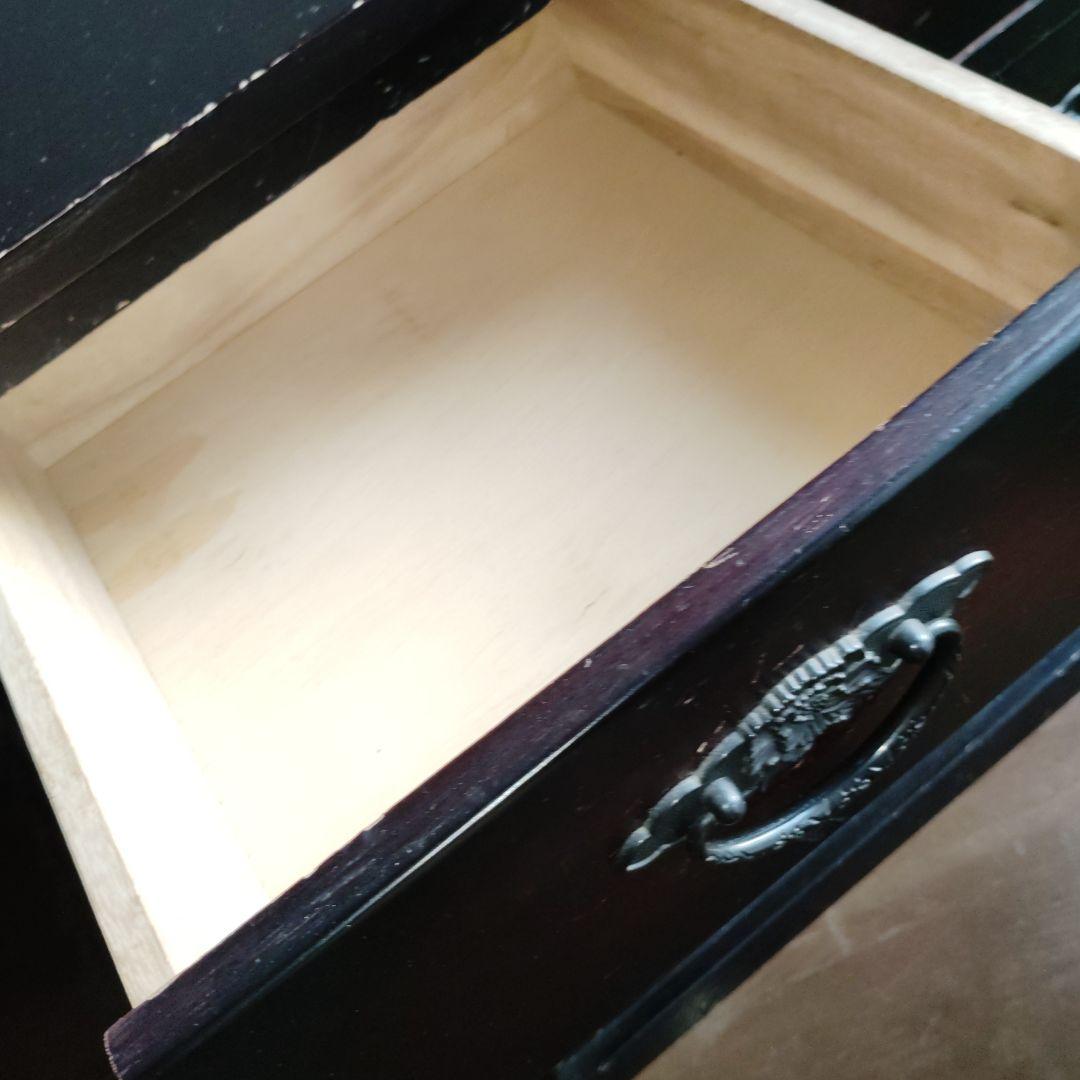 レトロ 骨董品 民芸調 モダン和箪笥　民芸家具 伝統的な木製 箪笥