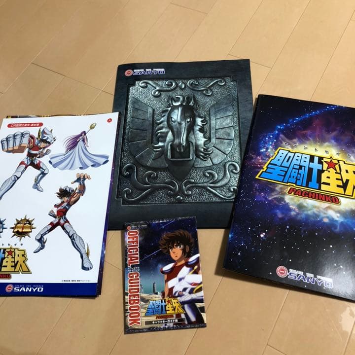 聖闘士星矢タオル　ゴルフボール　袋　パンフレット
