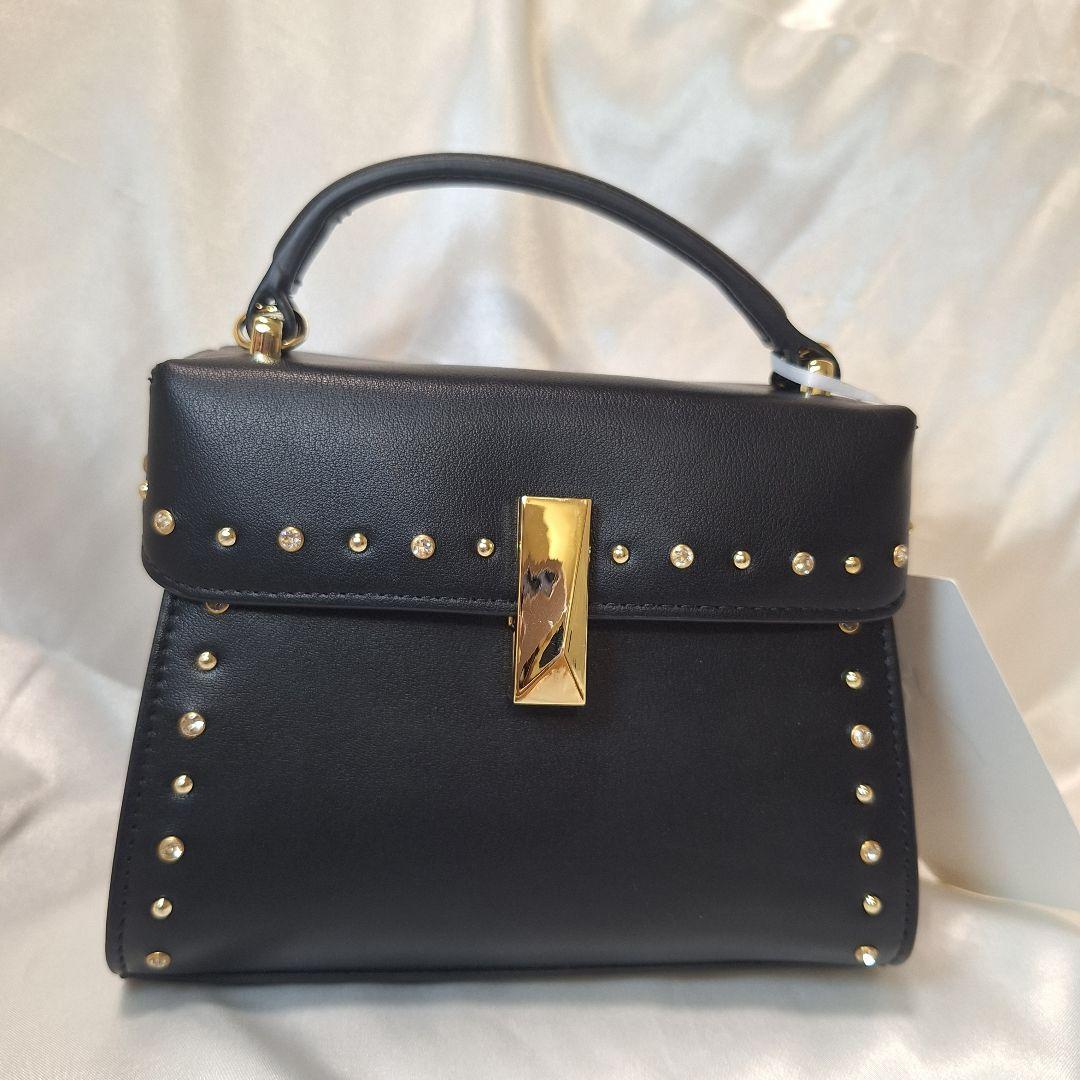 新品CELFORD セルフォード　ビジュースタッズポシェット ブラック