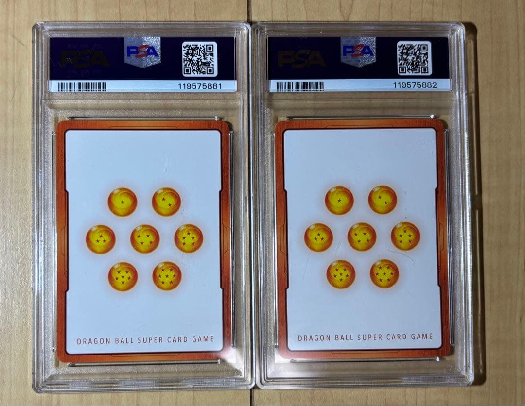 ベジット　ゴジータpsa10 連番DBS フュージョンワールド