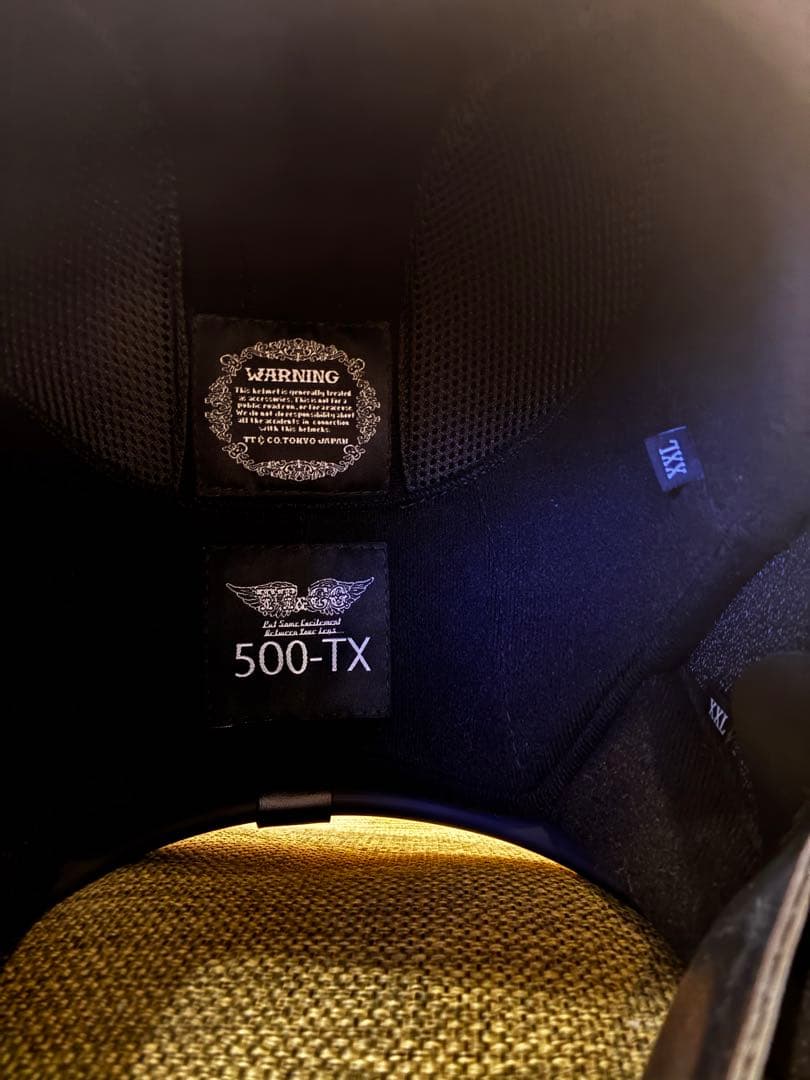 TT&Co. 500-TX ジェットヘルメット ホワイト