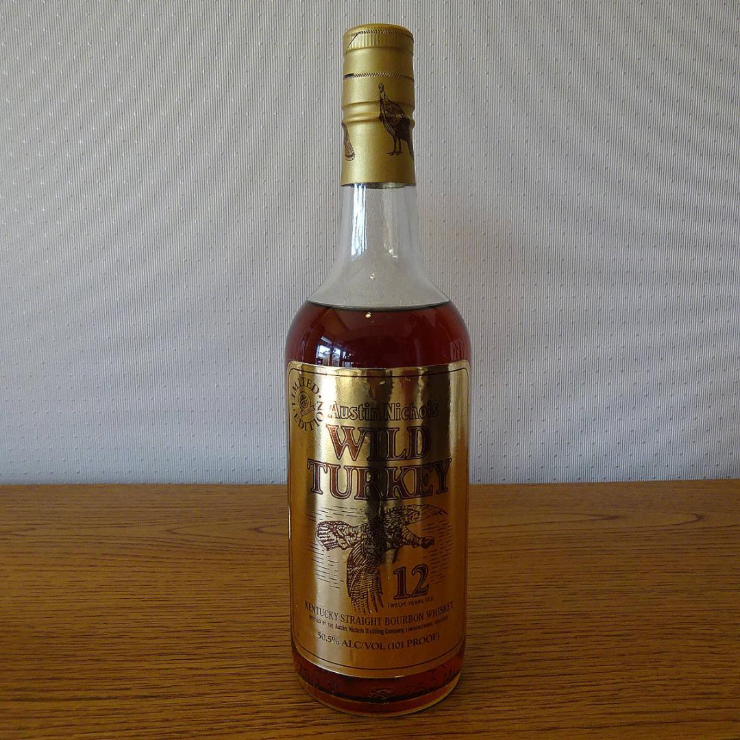 未開栓古酒箱付　ワイルドターキー12年 リミテッドエディション ゴールドラベル