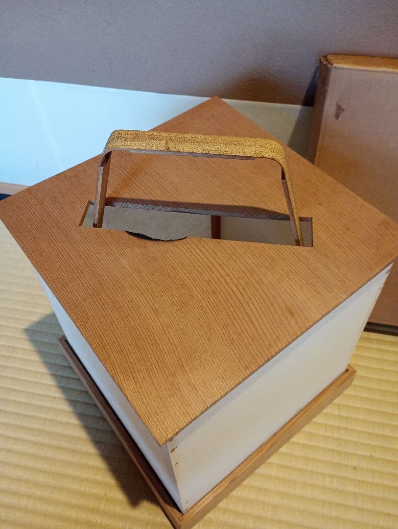 【茶道具】木地座敷行灯　夜咄　茶事道具　水屋道具　その他983