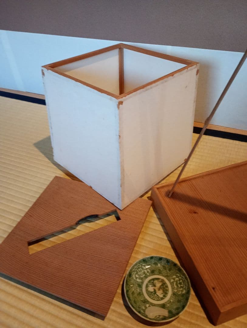 【茶道具】木地座敷行灯　夜咄　茶事道具　水屋道具　その他983