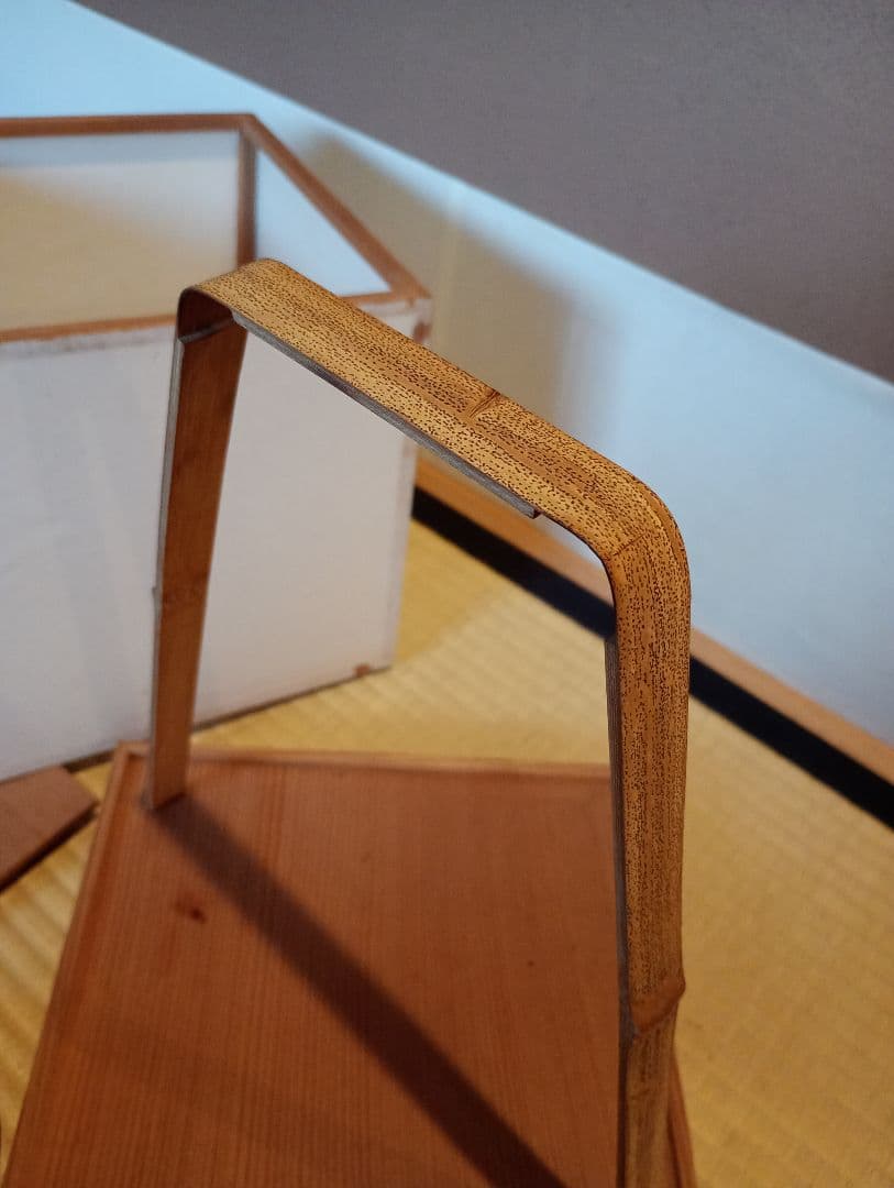 【茶道具】木地座敷行灯　夜咄　茶事道具　水屋道具　その他983