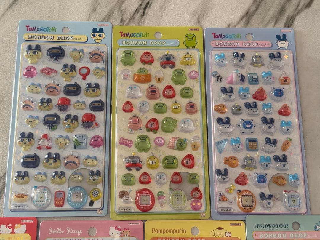 【新品】たまごっち&サンリオボンボンドロップシール11種セット