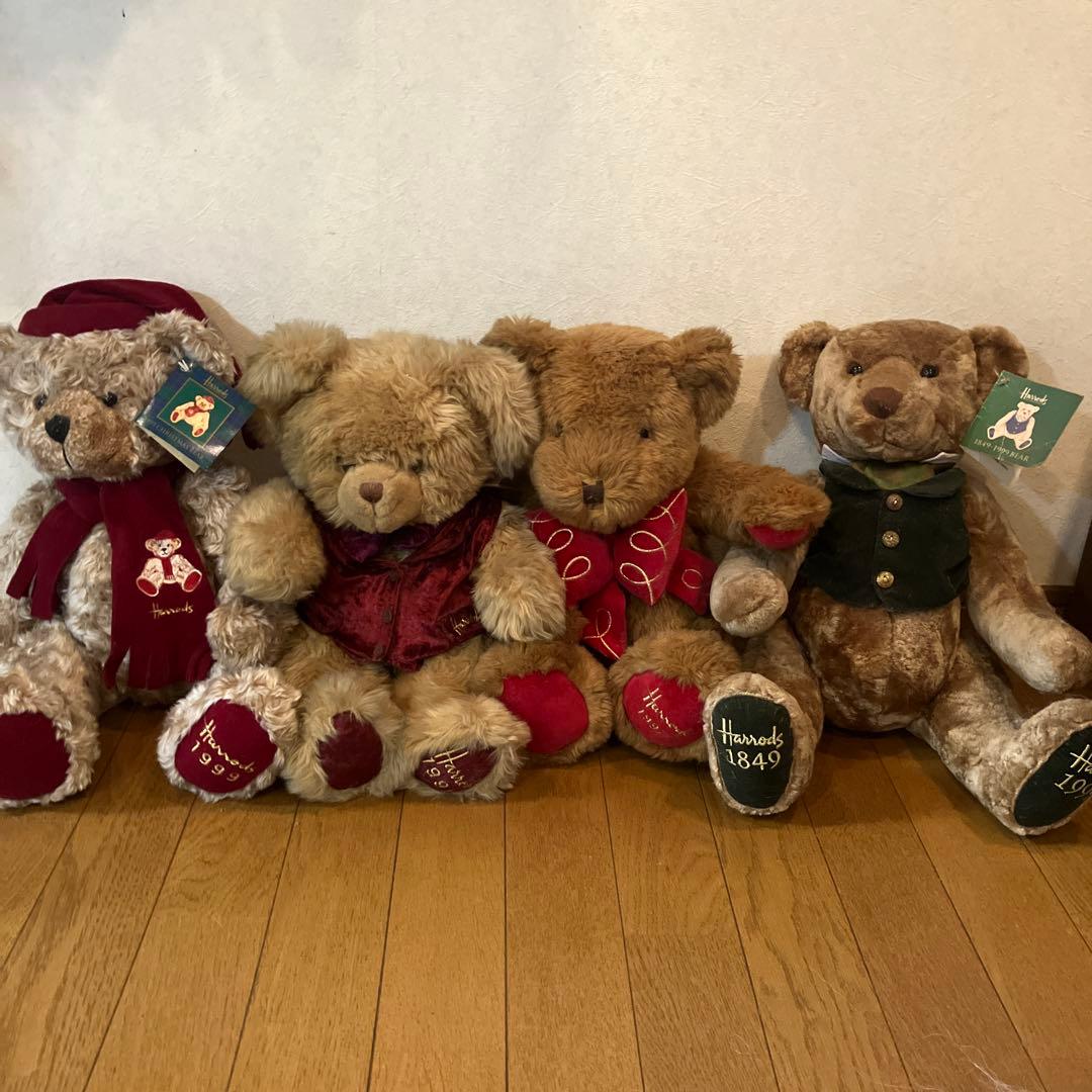 【お値下げ】Harrods bear 4体セット