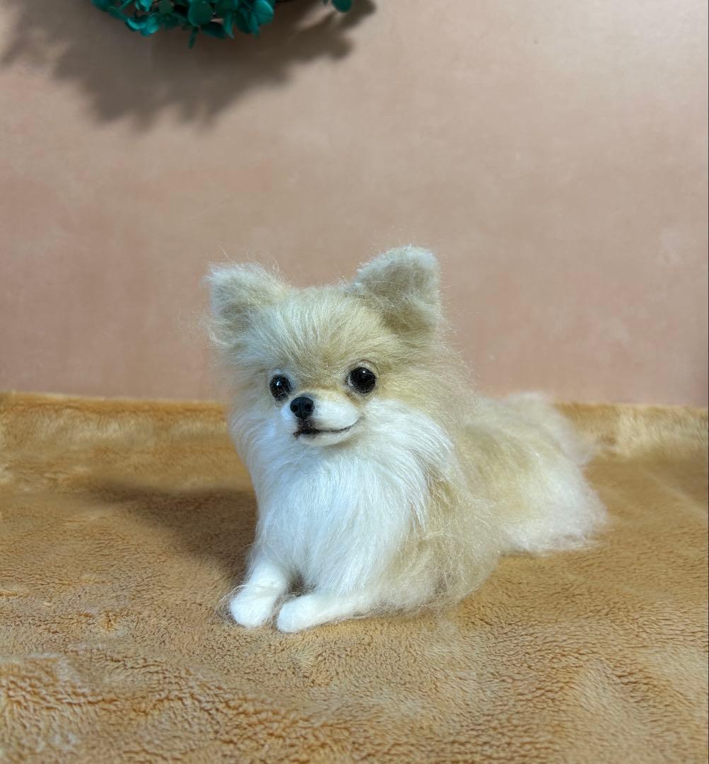 羊毛フェルト　おすましチワワちゃん