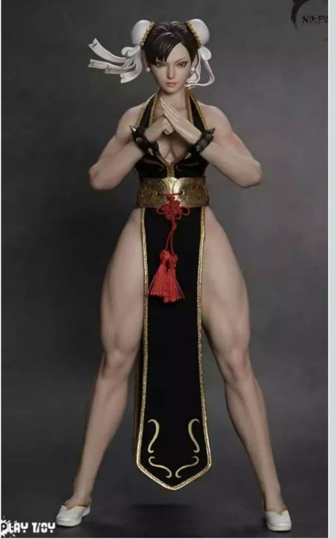 春麗 チュンリー 新品 1/6 アクションフィギュア　シームレス素体　眼球可動