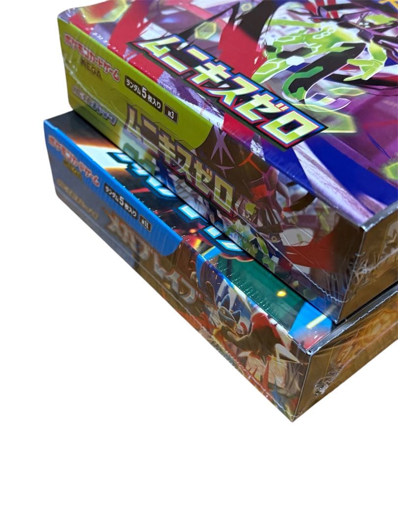 ポケセン産ムニキスゼロ メガブレイブ各1BOX　シュリンク付き