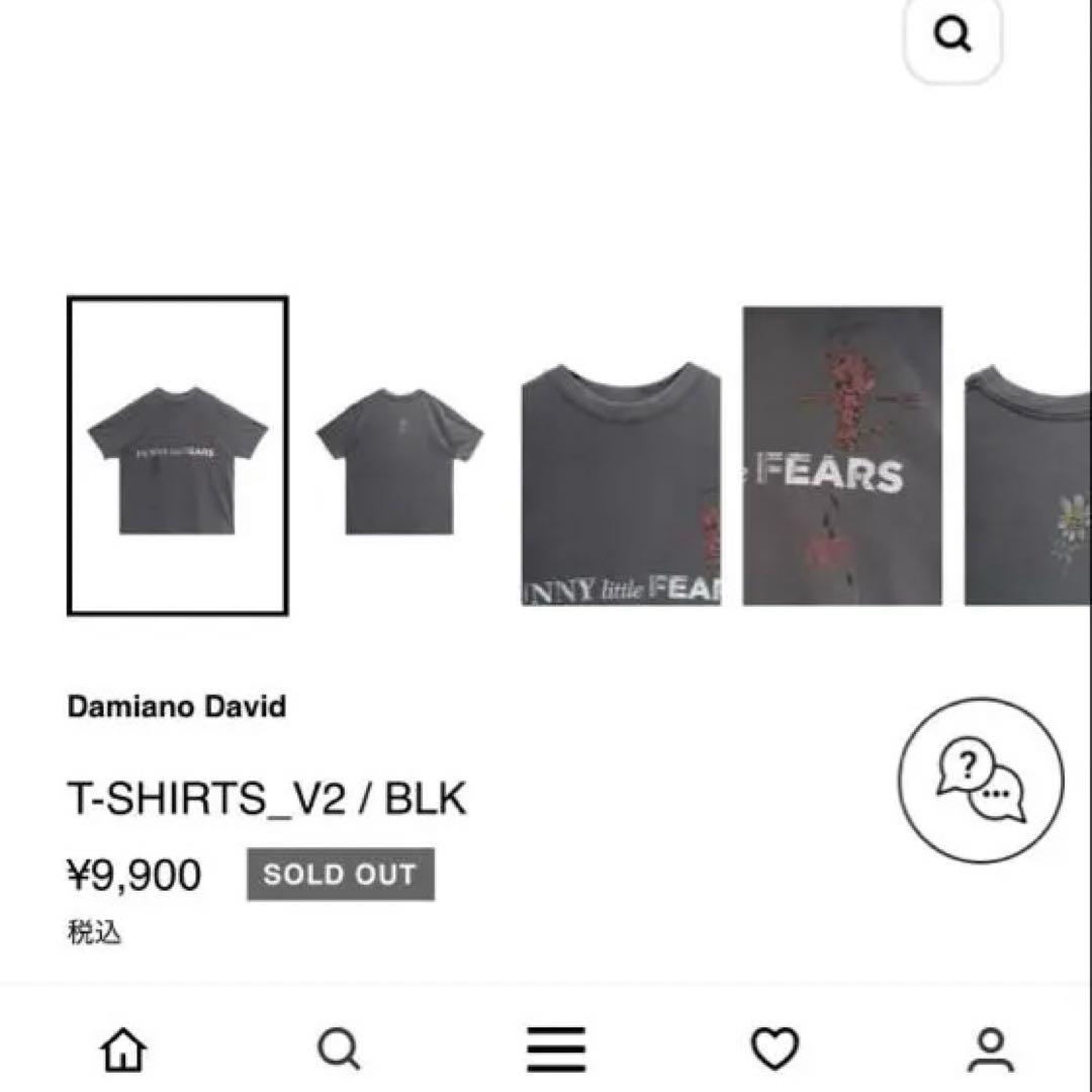 1*7様 Damiano David × NUBIAN コラボ Tシャツ Lサイ