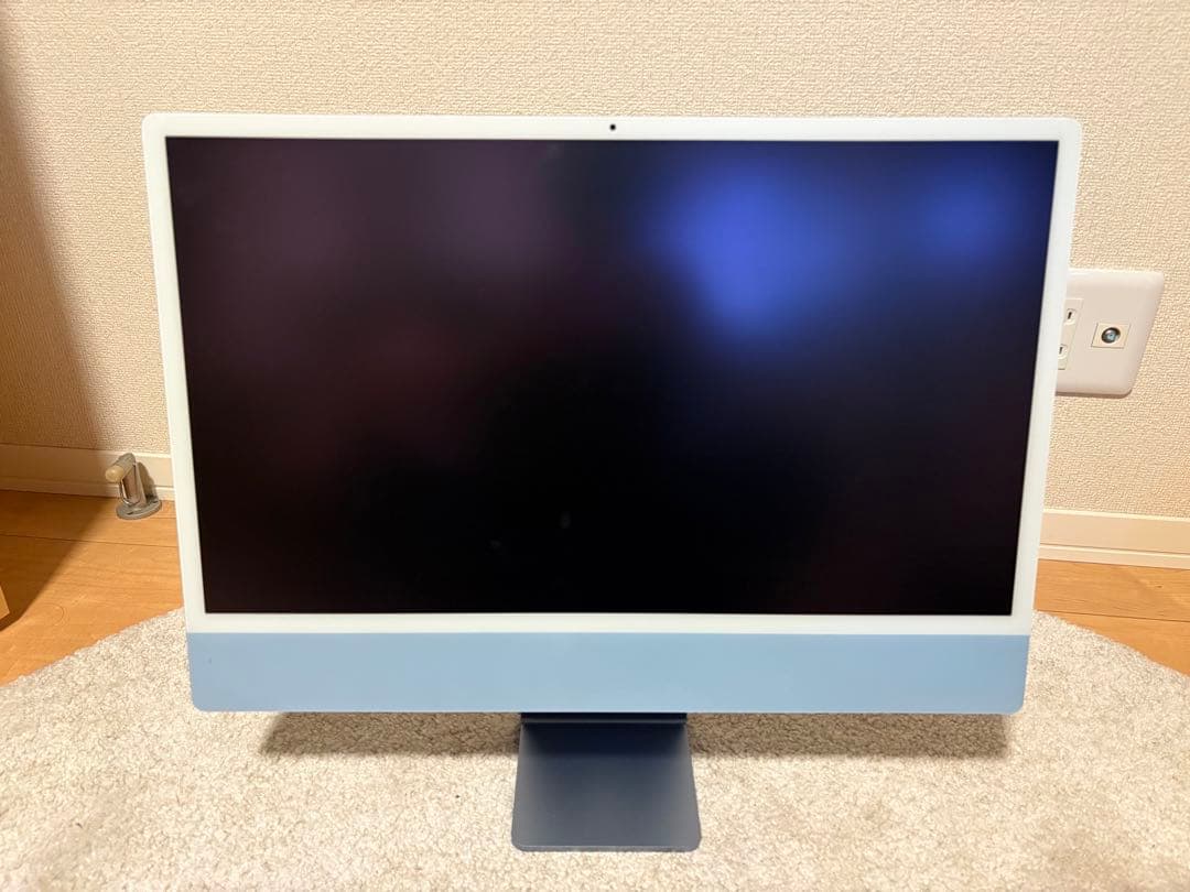 【美品】Apple iMac 24インチ ブルー