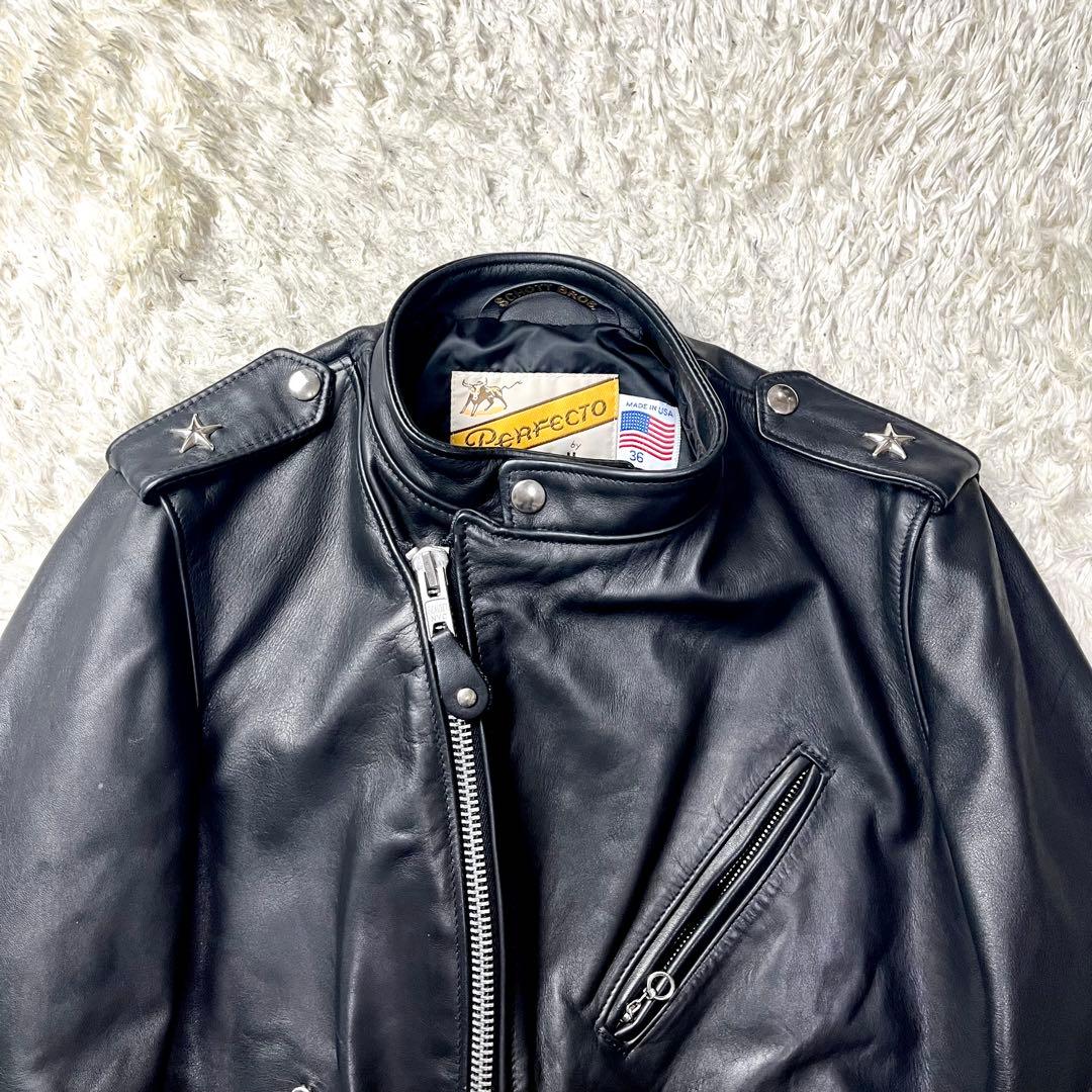 使用感少/アーバンリサーチ別注✨ショット シングルライダース ワンスター 36