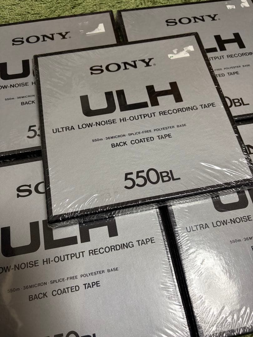 オープンリールテープ SONY ULH-7-550-BL 未開封　5セット