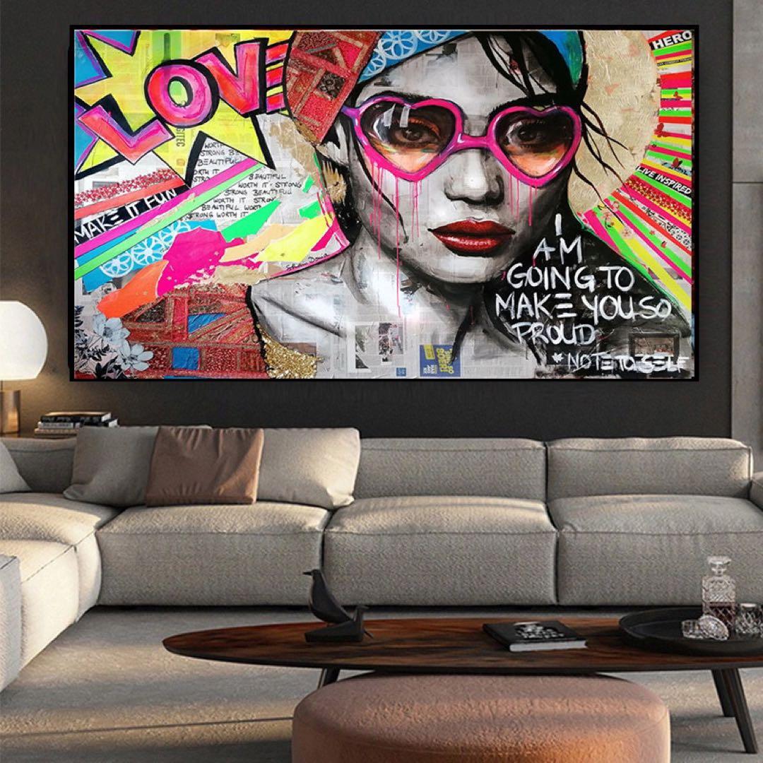 No.67♡超絶特大サイズ♡ ブランドアートポスター　バンクシー　バスキア　絵画