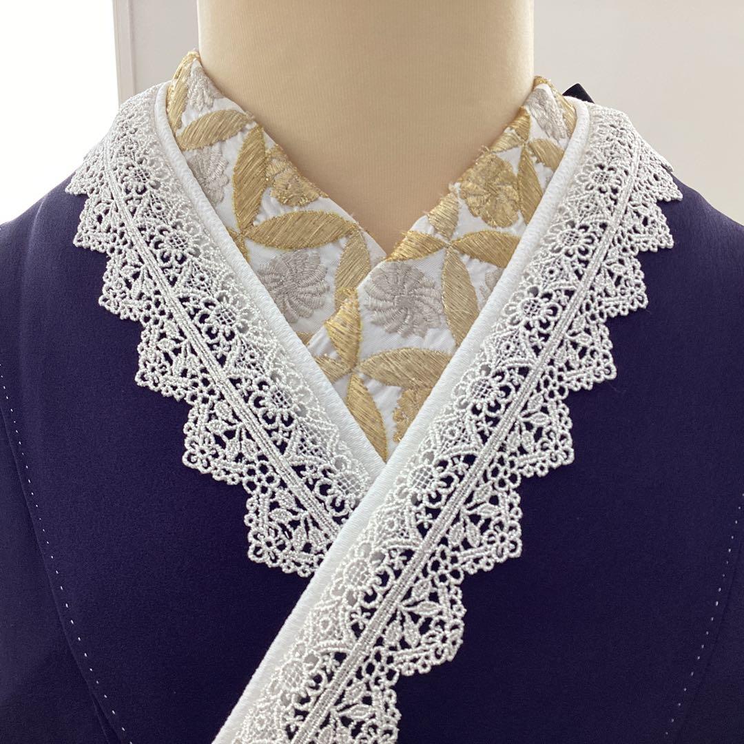 振袖フルセット　薔薇　レース　正絹　成人式　結婚式　撮影　半衿　長襦袢　帯揚帯締