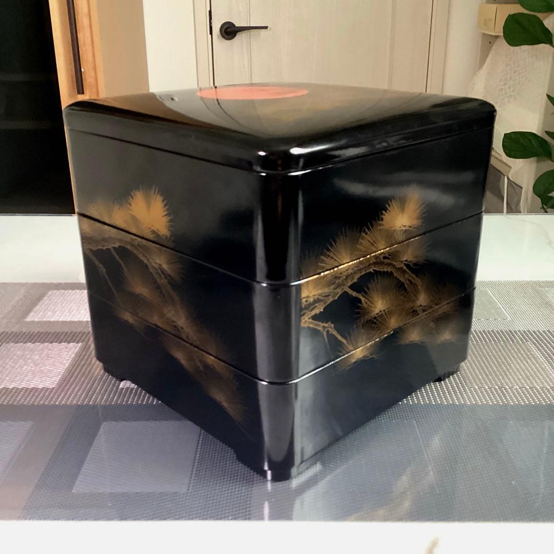 『プレうー特価』　輪島塗　三段重