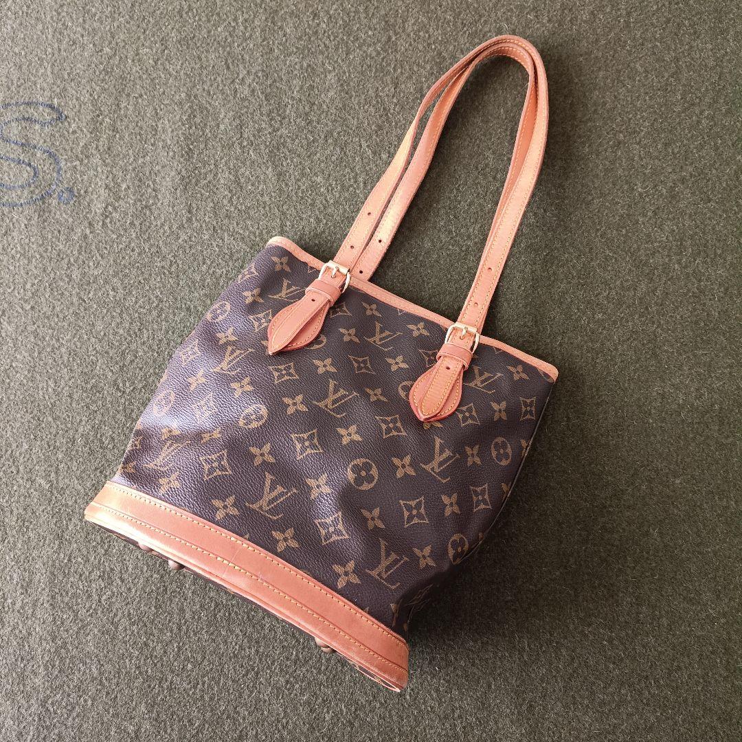 LOUIS VUITTON ルイヴィトン モノグラム バケットPM トートバッグ