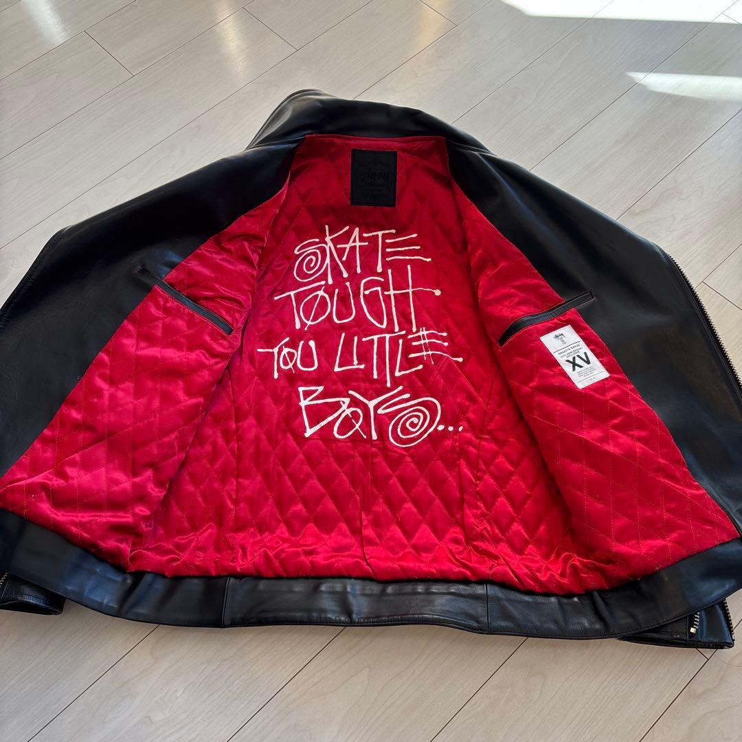 stussy 名古屋栄15周年記念　レザーライダース