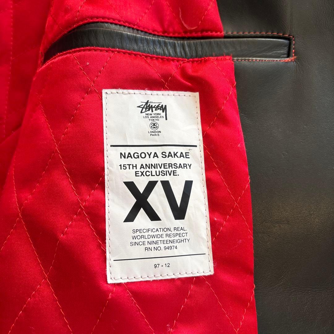 stussy 名古屋栄15周年記念　レザーライダース