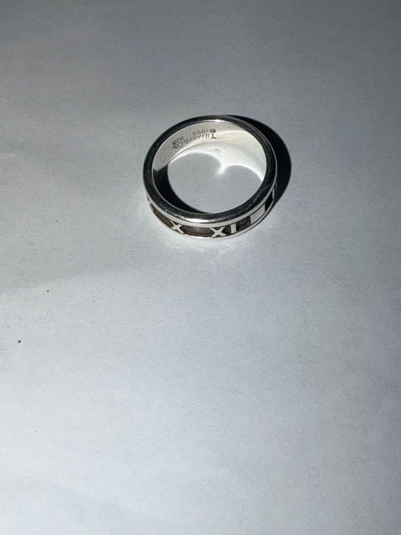 Tiffanyアトラスリング約18号ほど 即日発送‼️