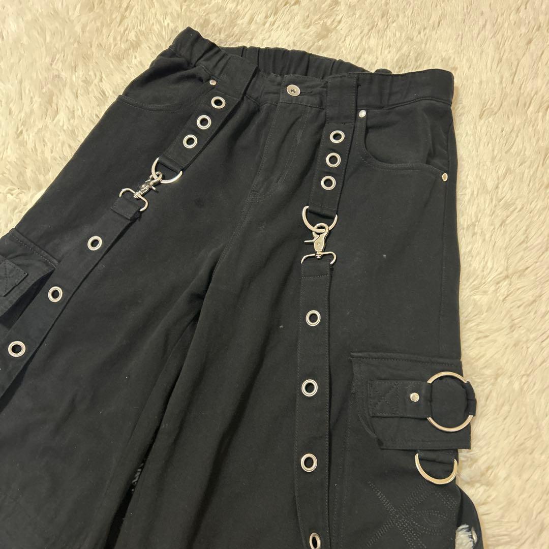 Reflem レフレム　2way ワイド　カーゴパンツ　Y2K 地雷系　グランジ