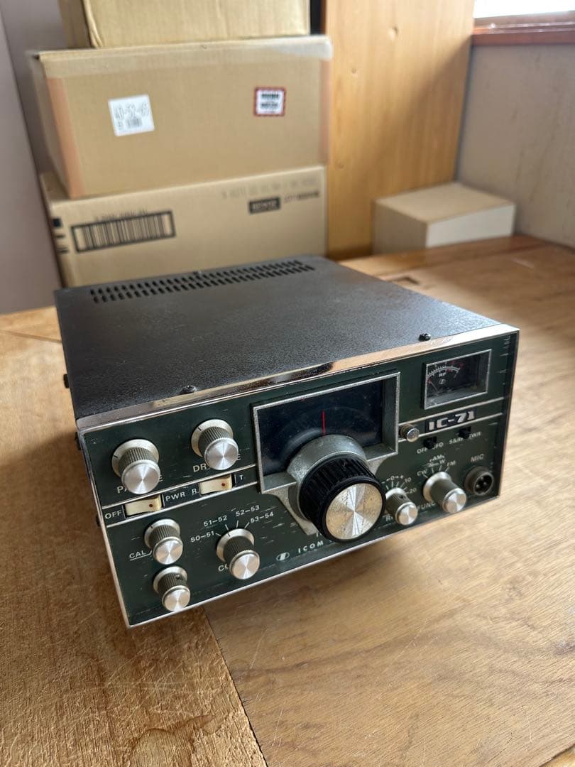 ジャンク　ICOM 井上電機　50MHz IC-71 予備基板付き