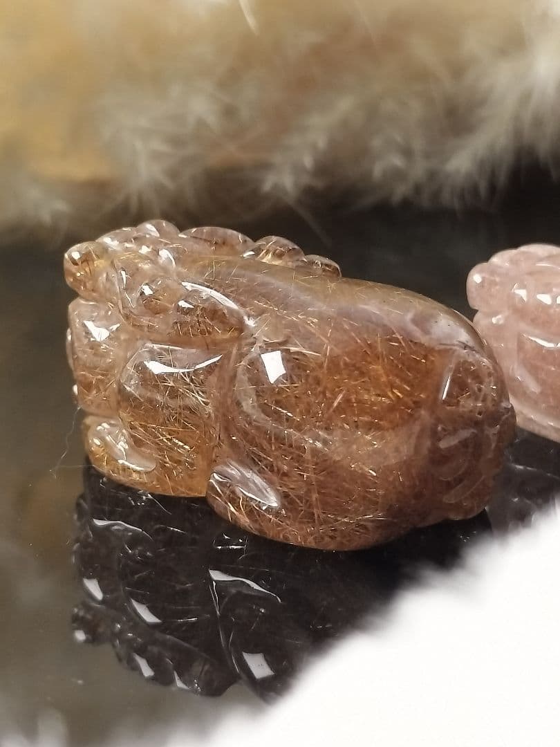 【金運財運御守】ブロンズルチル　貔貅　　４cm弱　ビッグサイズ