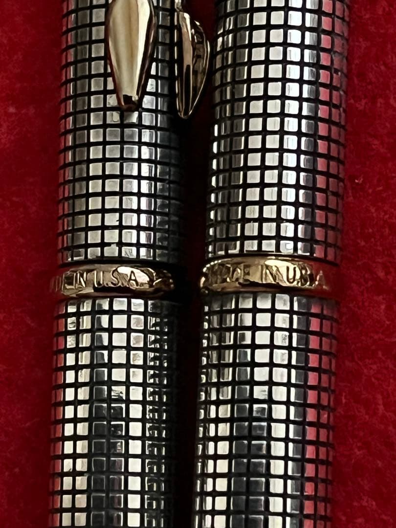 パーカーインシグニアボールペン&シャープペンシル❗️スターリングシルバー‼️ケース入