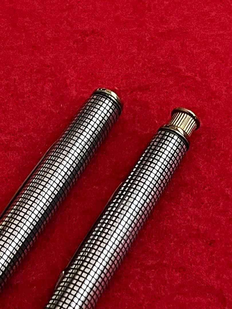 パーカーインシグニアボールペン&シャープペンシル❗️スターリングシルバー‼️ケース入