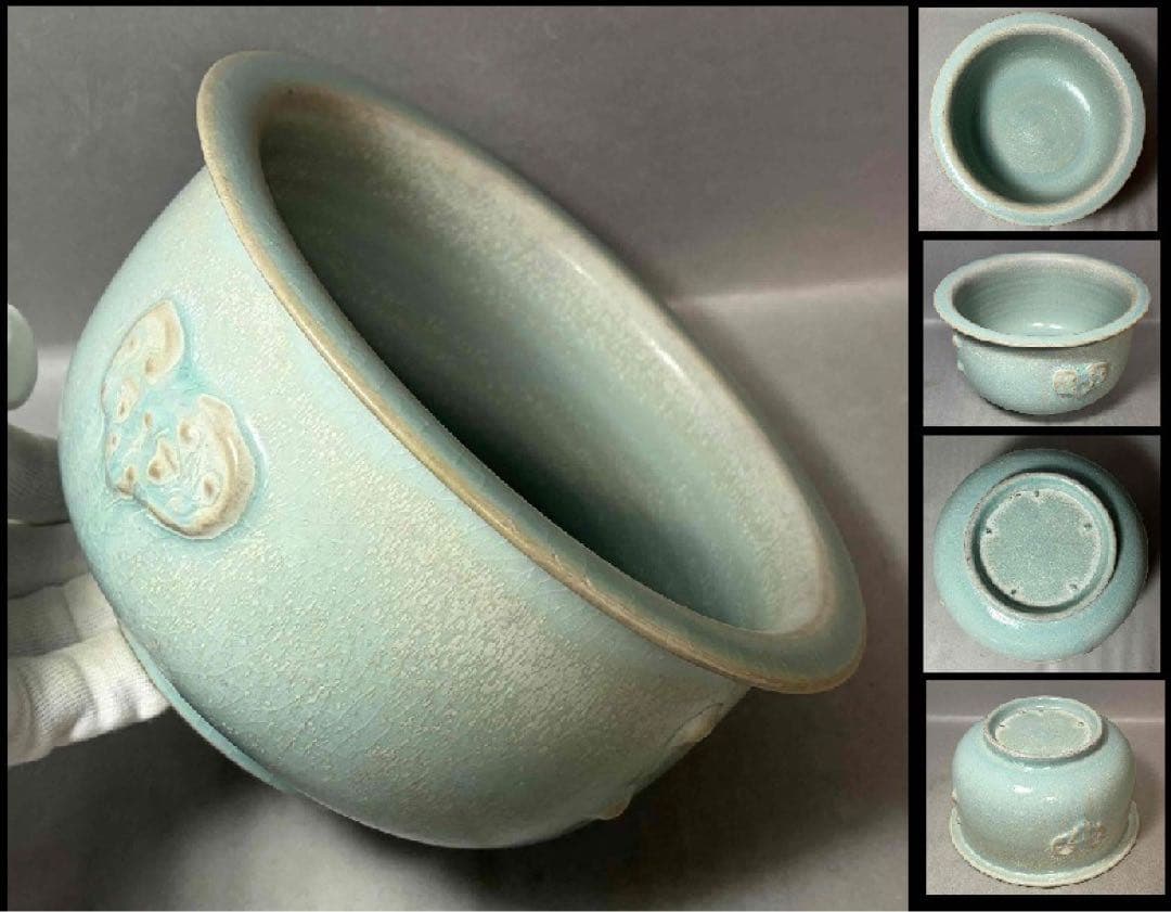 中国 外側に模様のある洗筆　u6230941