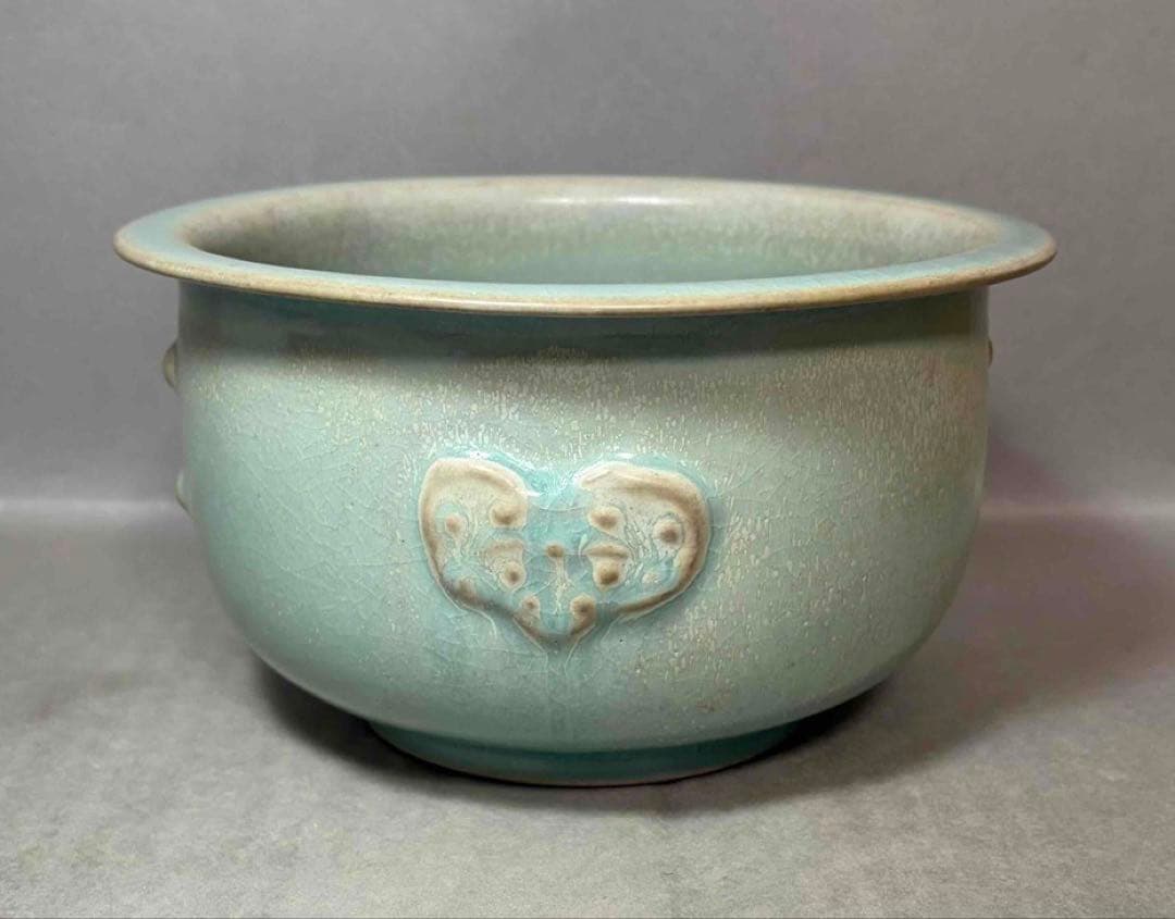 中国 外側に模様のある洗筆　u6230941