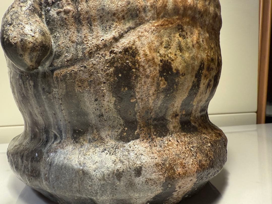 西山窯 坂本瀧山　薪窯焼成 焼締自然釉