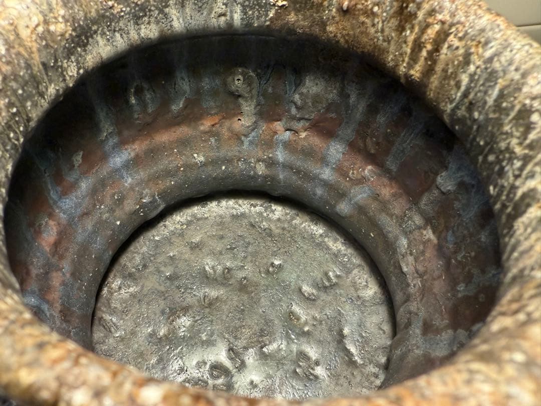 西山窯 坂本瀧山　薪窯焼成 焼締自然釉