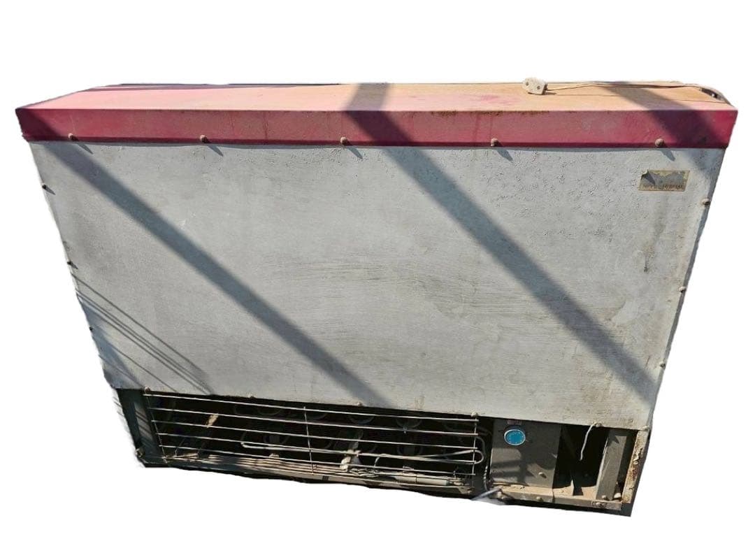 激冷え動作品 赤城乳業 アイス販売用 冷凍ショーケース レトロ ma139Og