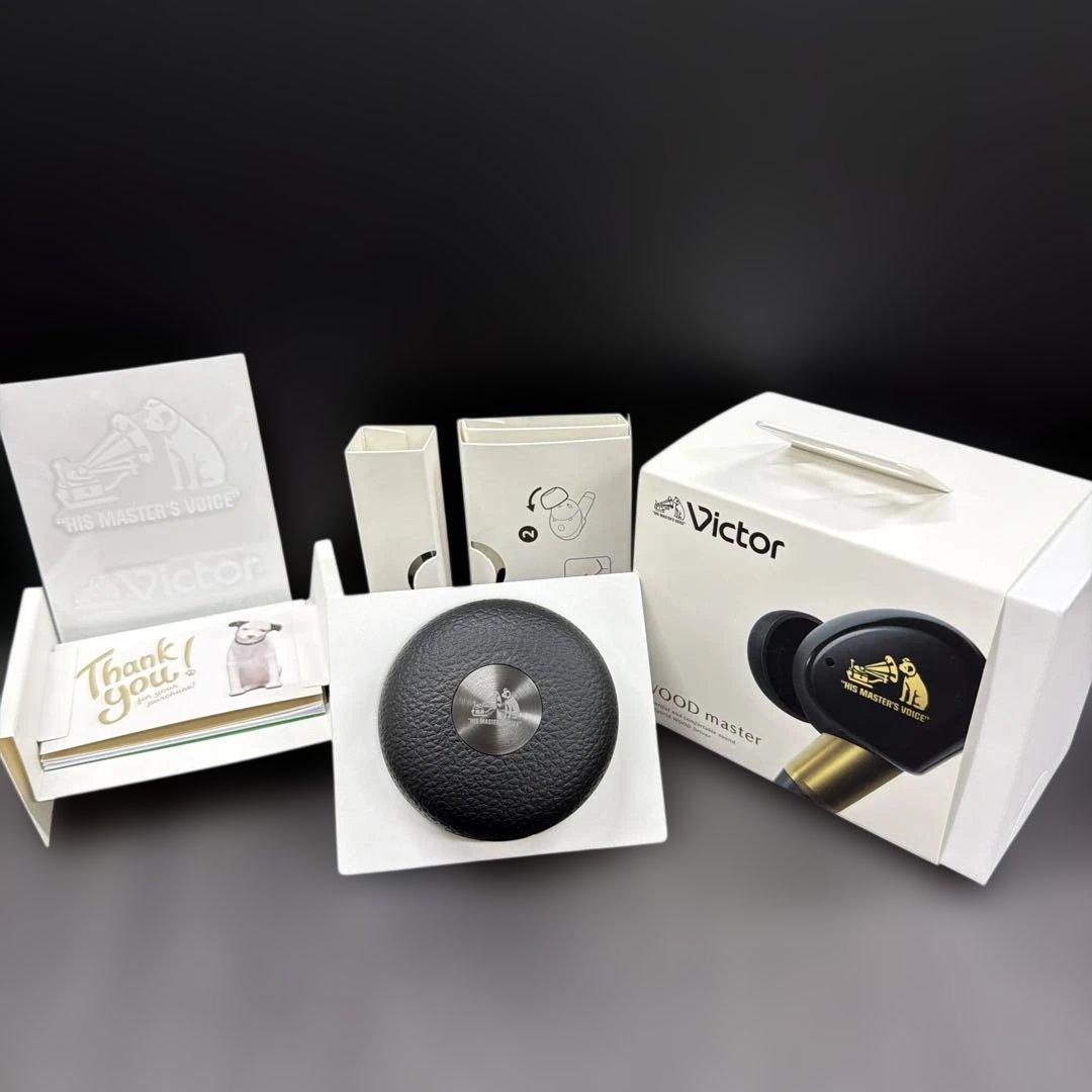 Victor WOOD master ワイヤレスイヤホン(ピアノブラック)