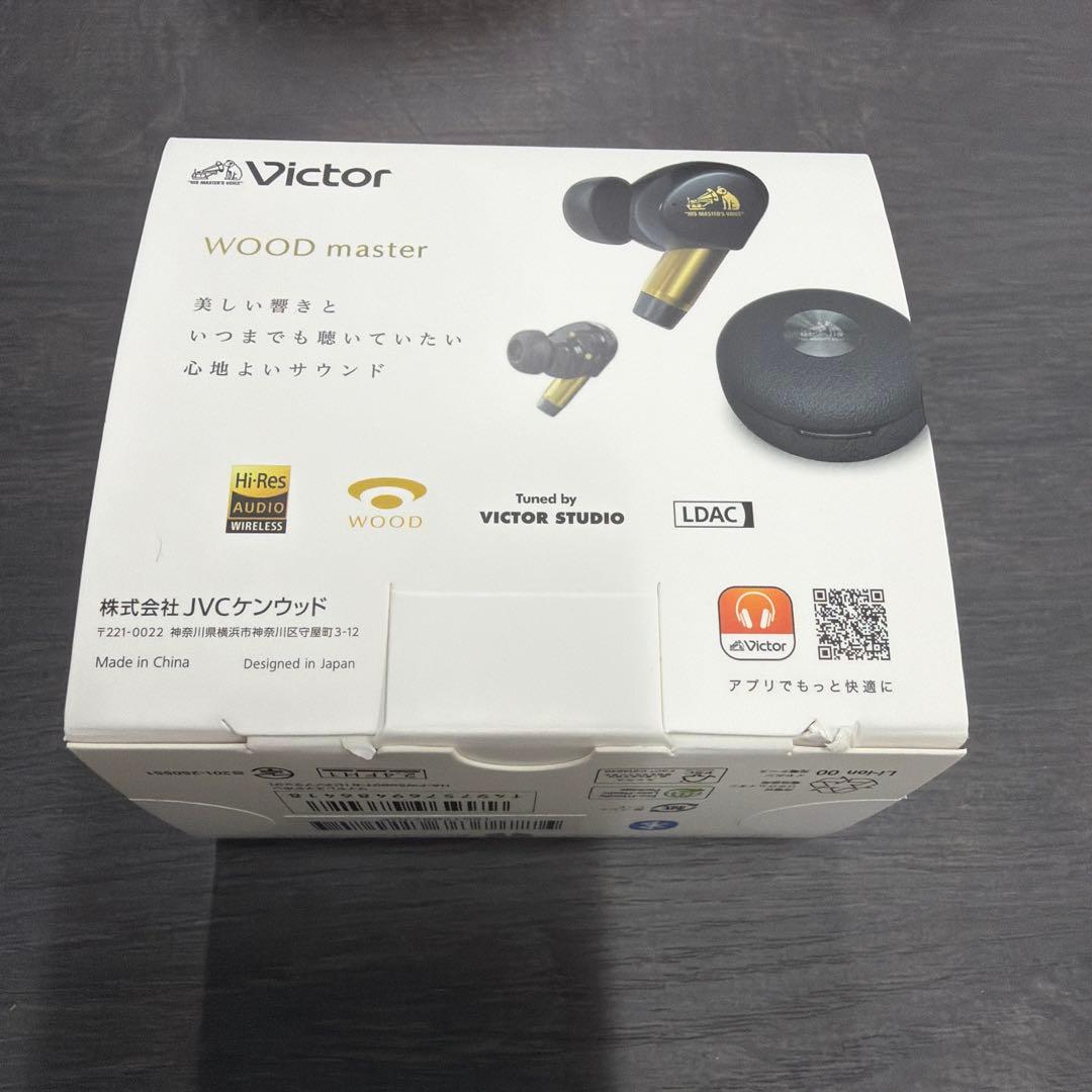Victor WOOD master ワイヤレスイヤホン(ピアノブラック)