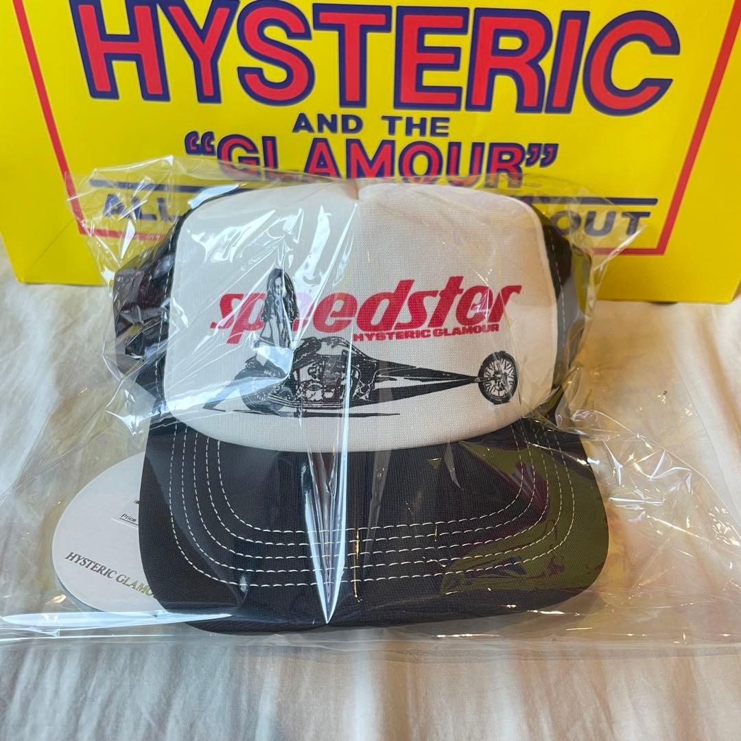 ヒステリックグラマー SPEEDSTAR メッシュキャップ ブラック