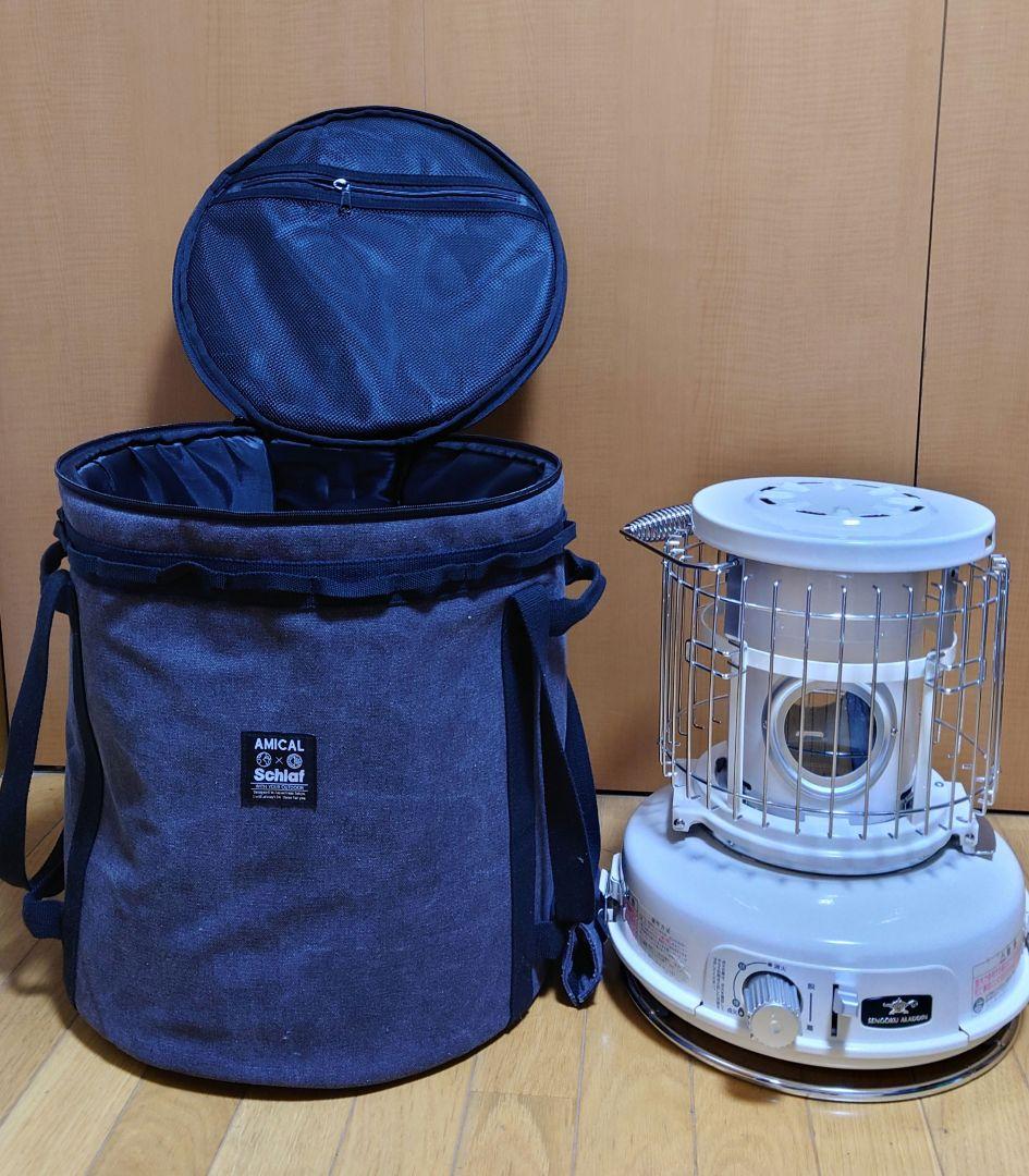 【キャンツーリング】アラジンポータブルガスストーブ　SAG-BF02A(W