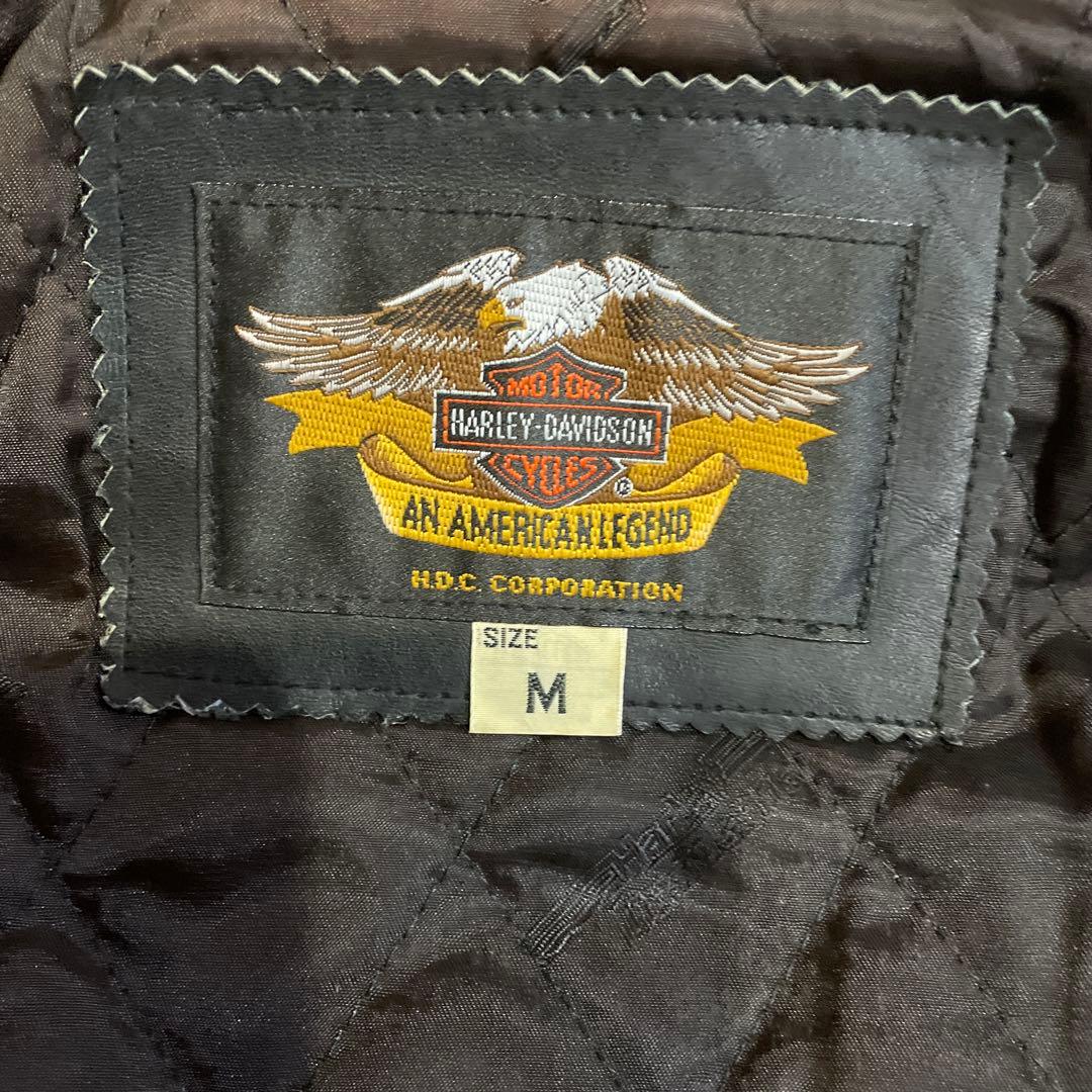 革*ー様 Harley-Davidson シングルライダースジャケット Mサイズ