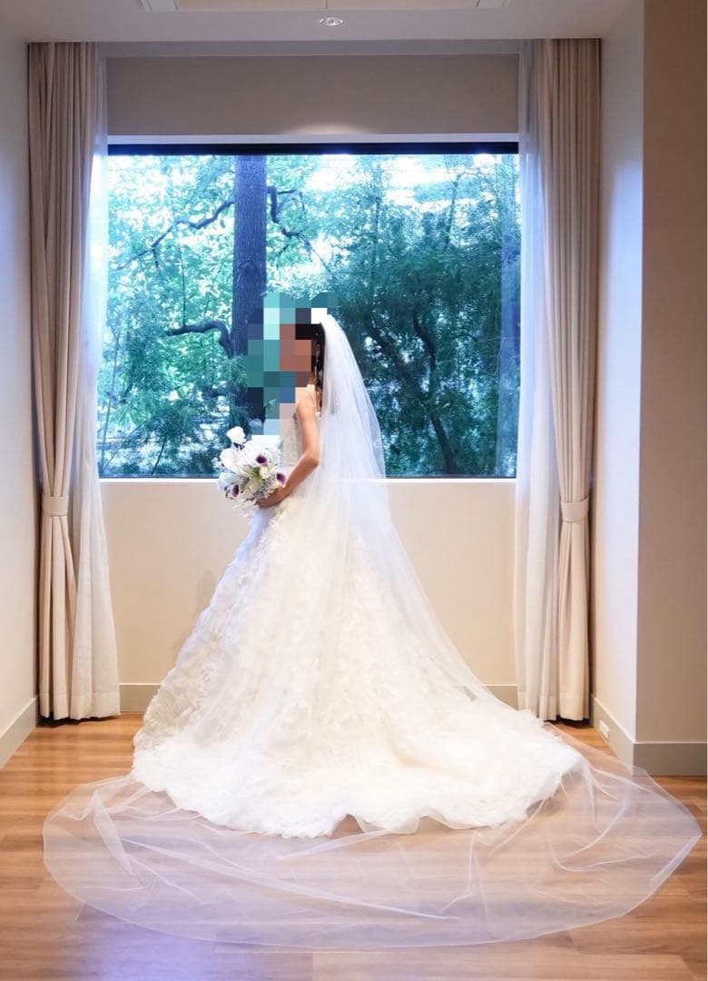 クリーニング済！VERAWANG　2段ベール　ロング