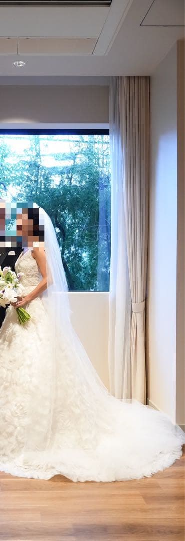 クリーニング済！VERAWANG　2段ベール　ロング