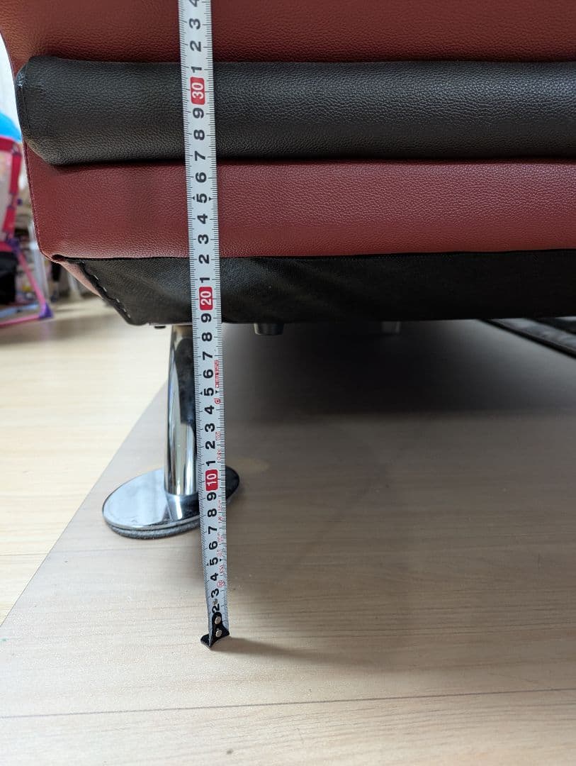 みちみち　ニトリ　ロゾ　ソファー　赤　レッド　中古　直接取引可（静岡県）