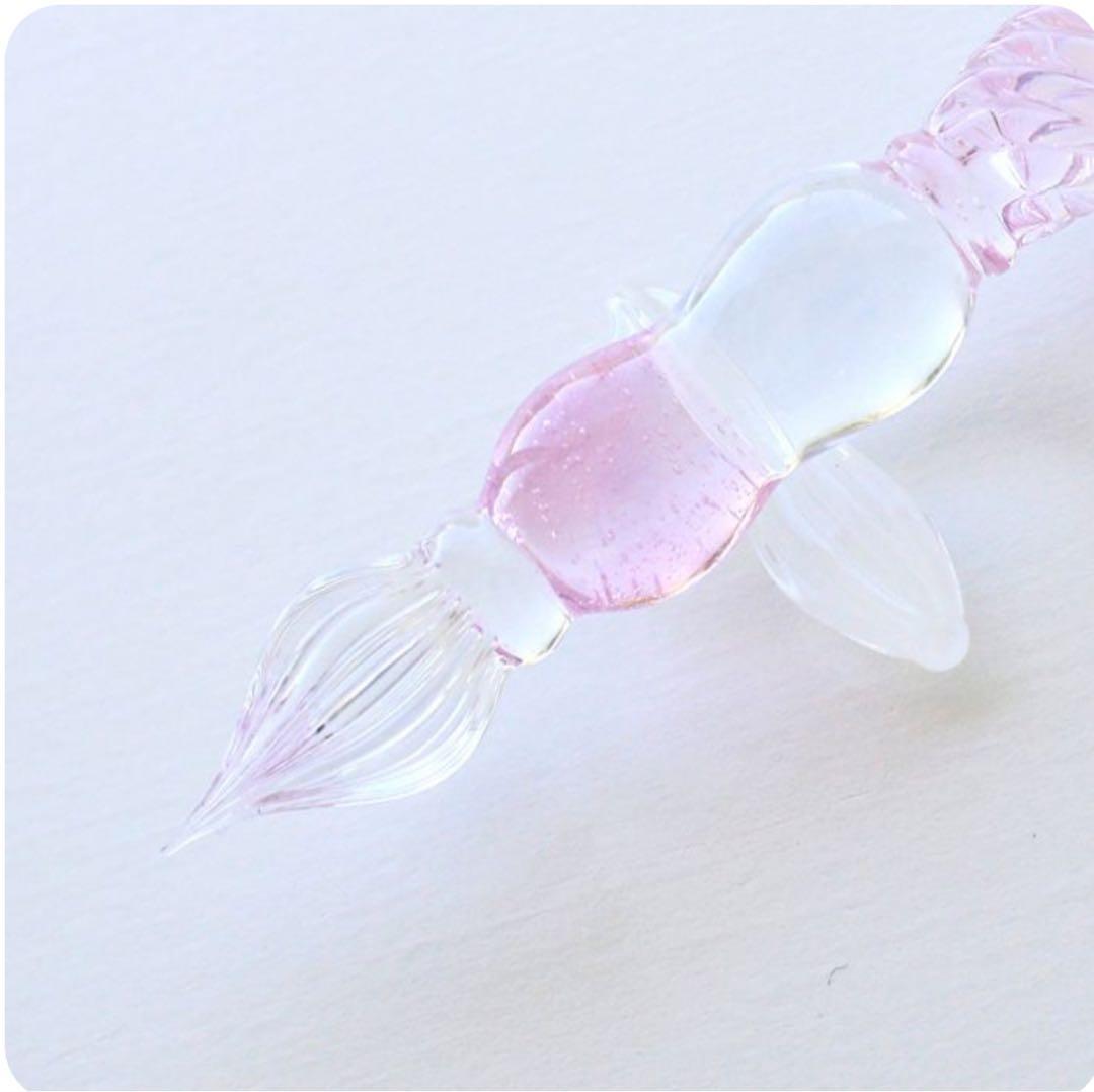 恋するクリームソーダ ガラスペン ピンク 限定