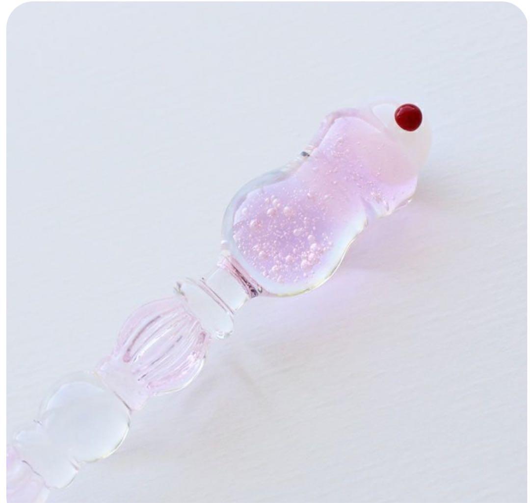 恋するクリームソーダ ガラスペン ピンク 限定