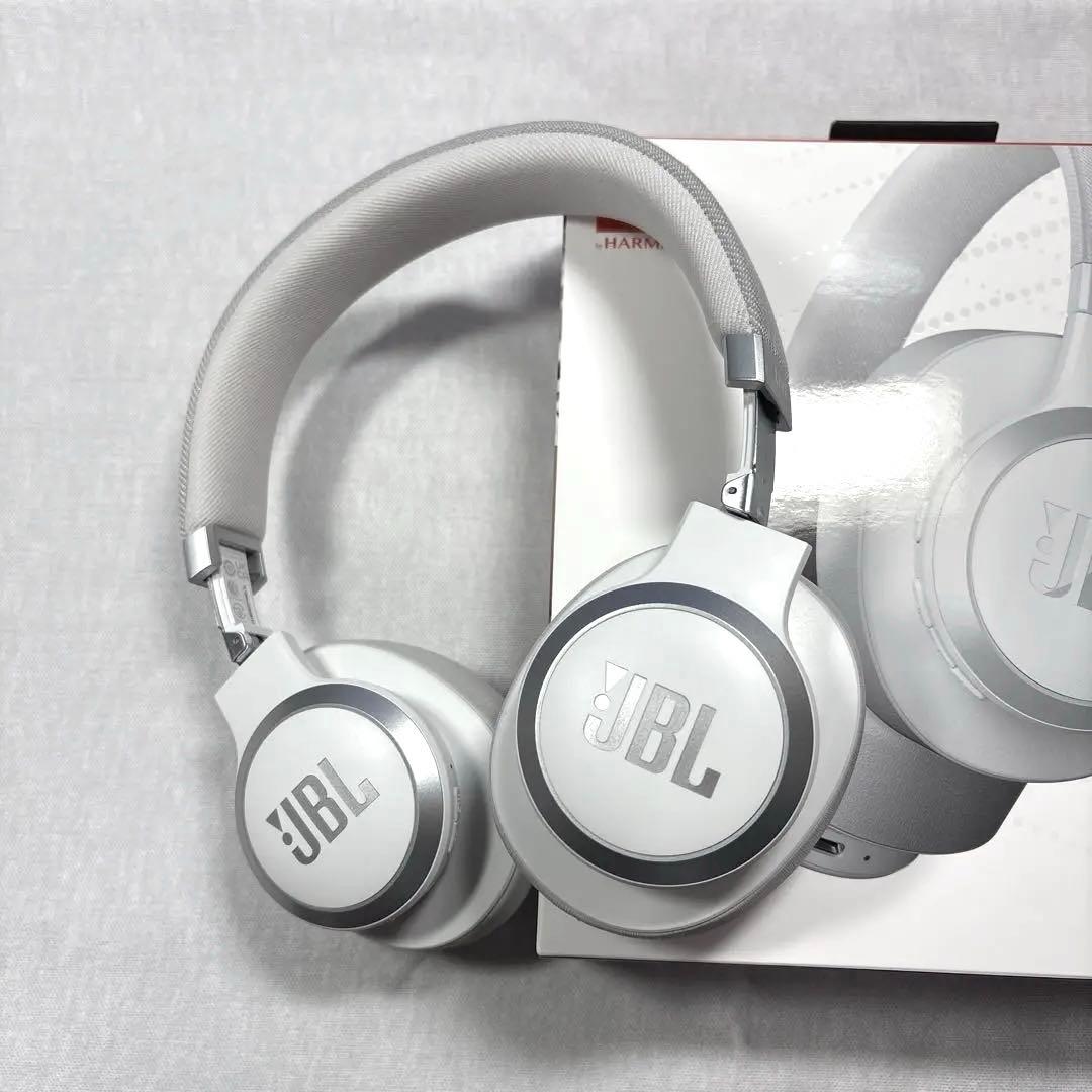 g*n様 【最終値下げ】JBL LIVE 770 NC ホワイト ワイヤレスヘッ