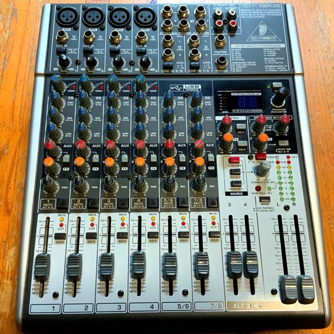 ✨USBベリンガー アナログミキサー　X1204USB XENYX