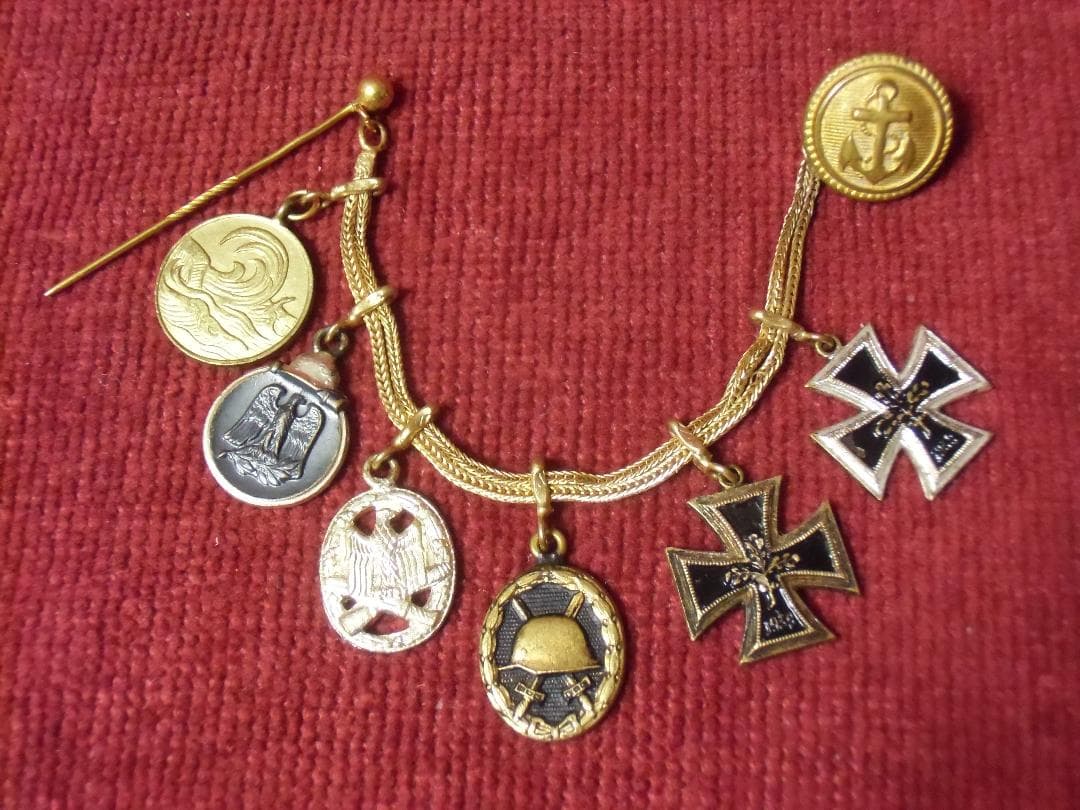 ＢＷドイツ軍/連邦軍＊１９５７年制定＊６連ミニチュアメダルチェーン（実物）