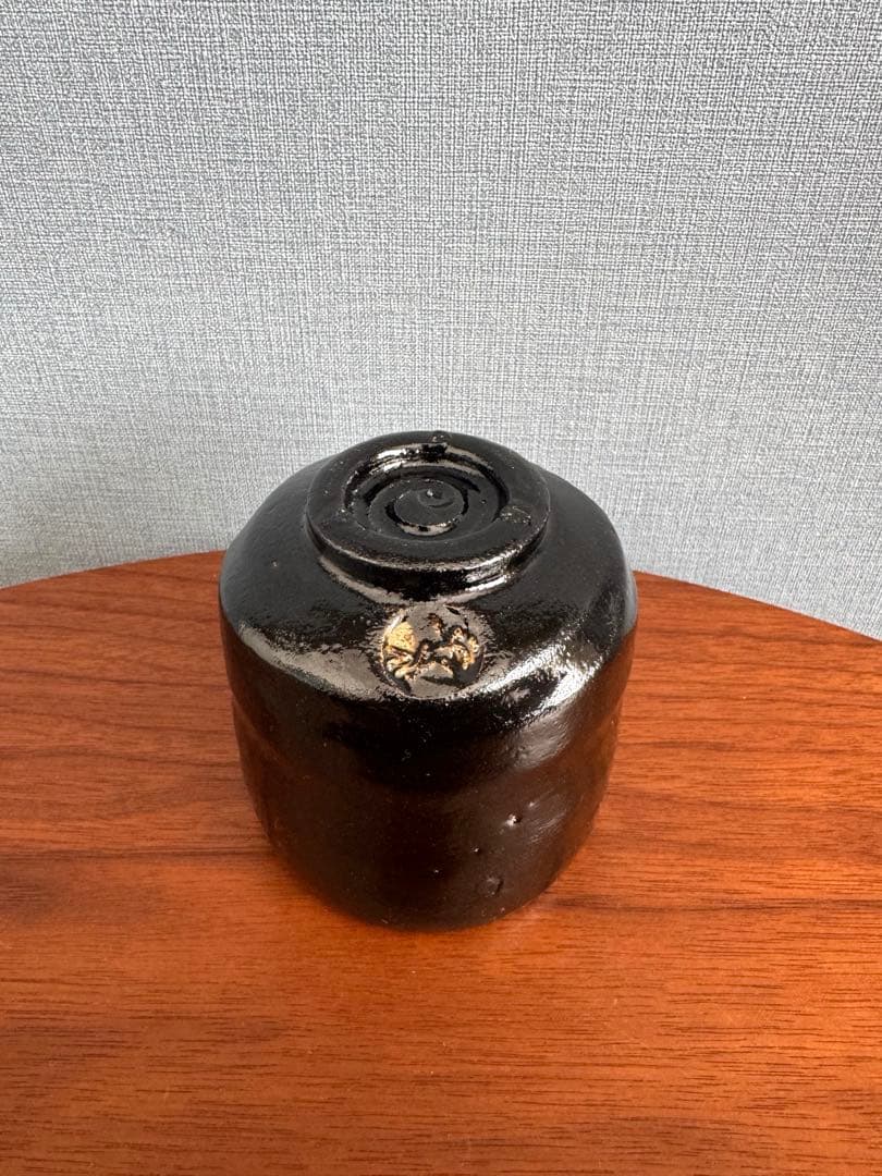 京焼　松楽茶碗　黒楽茶碗　骨董