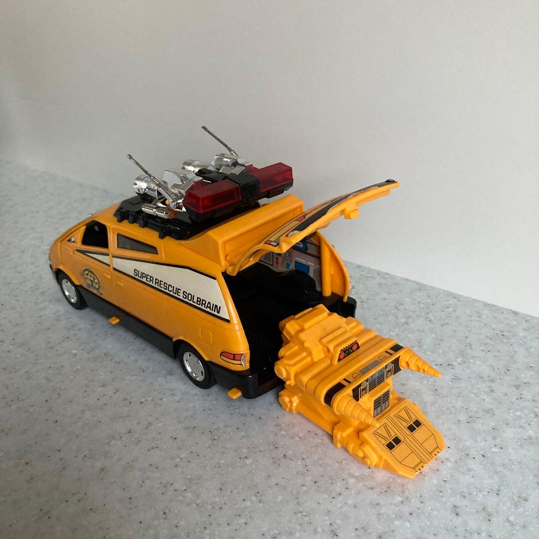 特急指令　ソルブレイン　ソルドレッカー　バンダイ　箱付き　動作可能